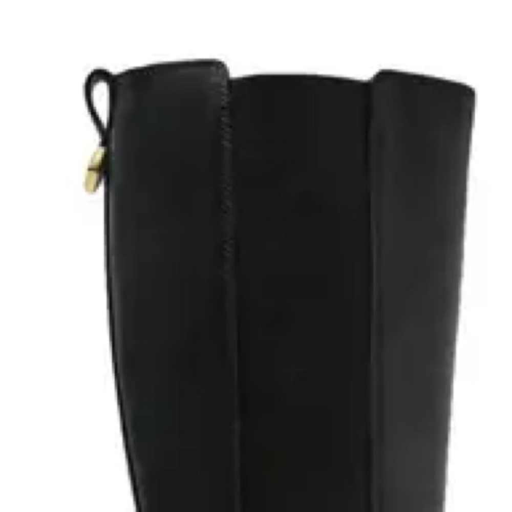 Massimo Dutti Black Knee-High Boots - Picture 4 of 12